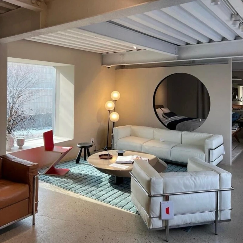 Home Improvement And Services - Canapé de luxe noir en cuir,