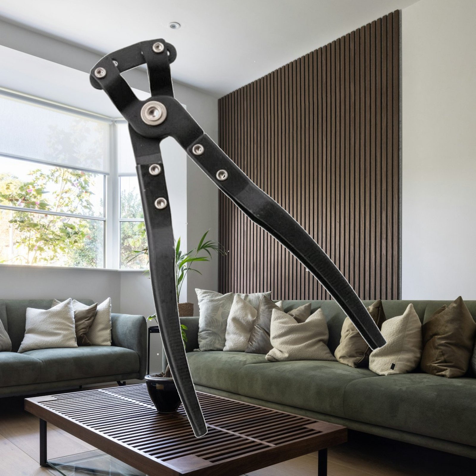 Pipe Wrench Adjustable - Clé à bride ergonomique, outil de