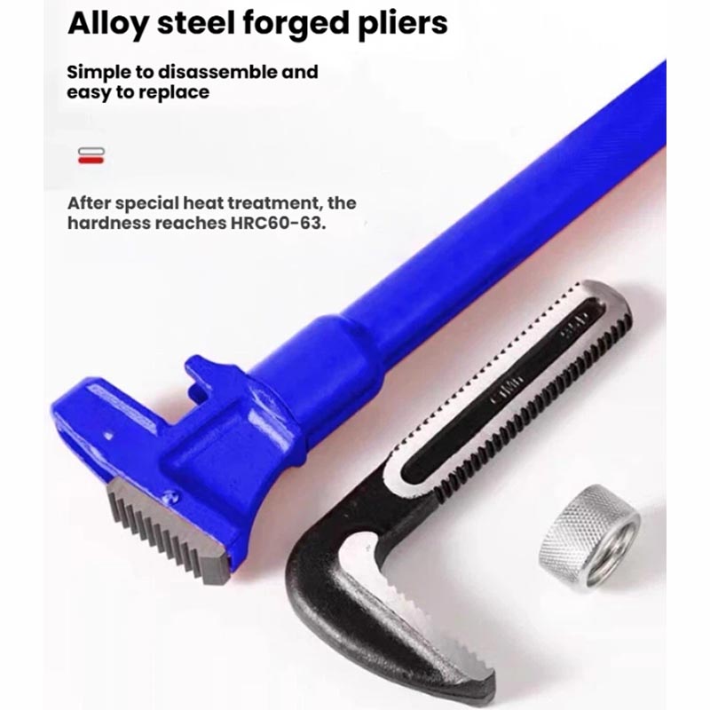 Clé à tuyau télescopique robus - Pipe Wrench Adjustable avis et prix