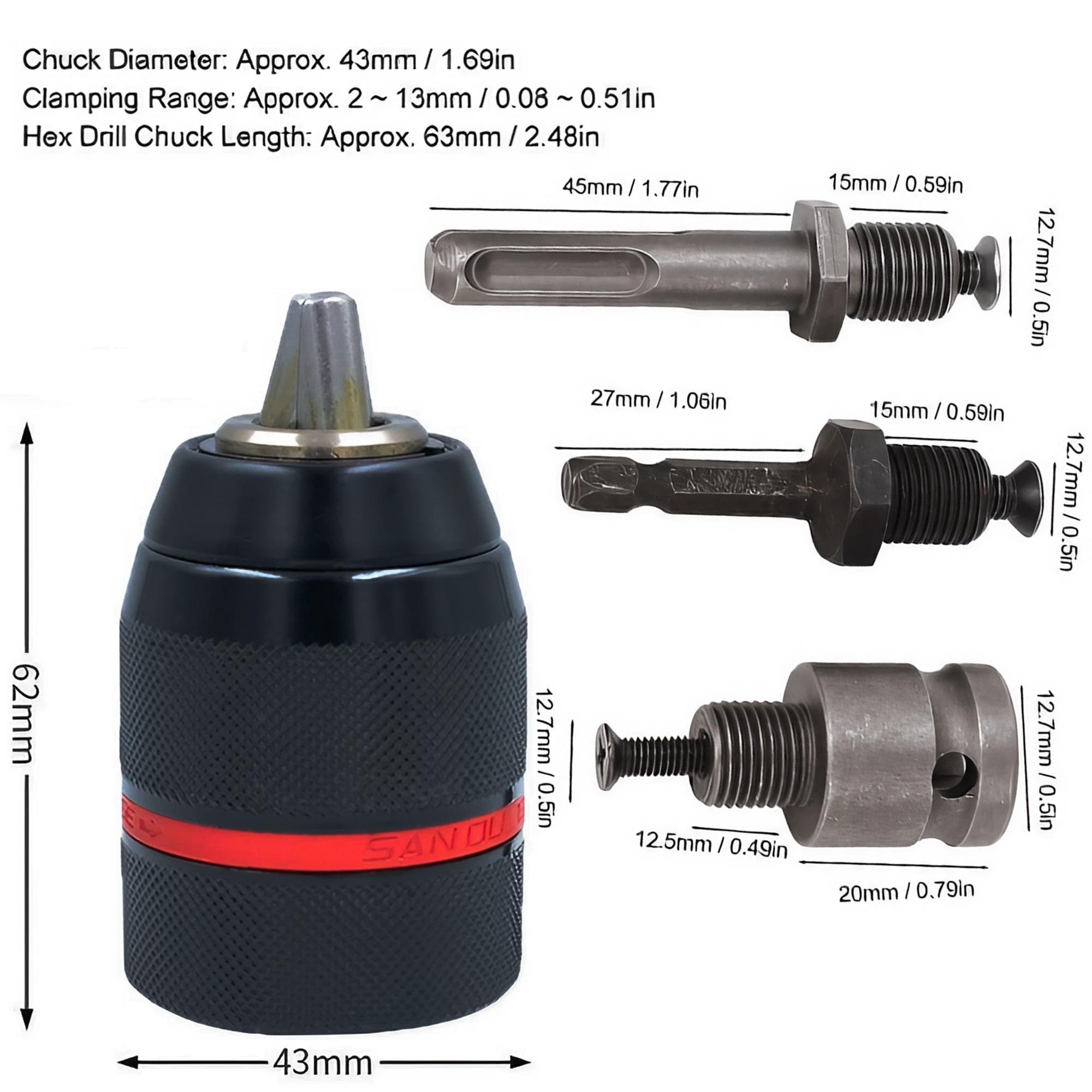 Lot de 4 mandrins de perceuse  - Screwdriver Set Precision avis et prix