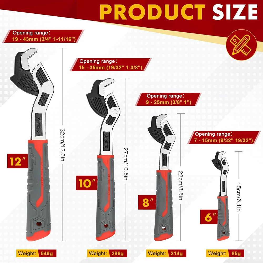 Clé autobloquante multifonctio - Pipe Wrench Adjustable avis et prix
