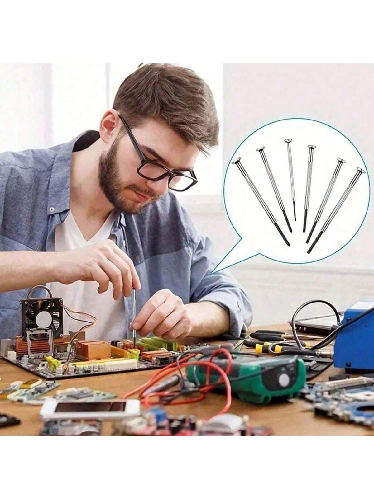 Jeu de tournevis 6 pièces, acc - Screwdriver Set Precision avis et prix