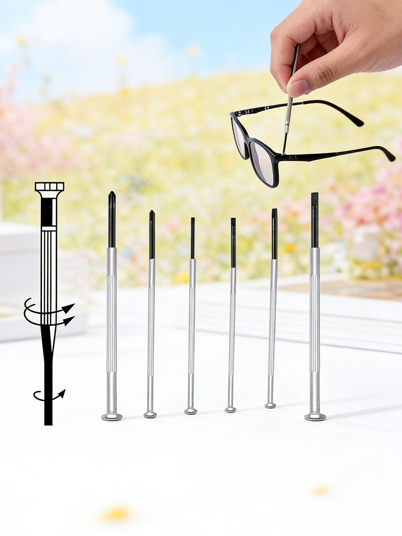 Jeu de tournevis 6 pièces, acc - Screwdriver Set Precision avis et prix